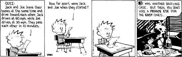 Doing Calvin’s homework